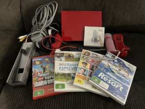 Nintendo Wii Limited Edition Red Console