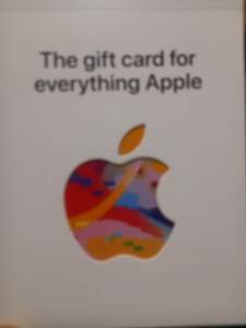 Apple gift cards for sale.