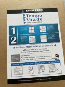 3 Packs of Temporary Paper Blinds (6 in Pack)