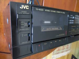 Vintage (1987) JVC TD-W220 Stereo DOUBLE Cassette Deck