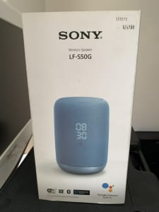 BARGAIN! Sony Wireless speaker LF-S50G Half price of retail and NEW