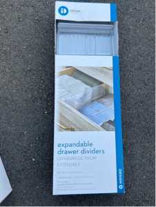 Expandable Drawer Dividers Set of two in each pack (two packs)