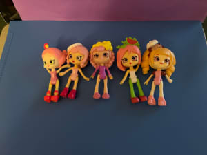 SHOPKINS Lot of 5 Shoppettes - minis dolls figures