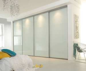 SLIDING SUPERWHITE GLASS ROBE DOORS DIY Custom Sizes Sydney
