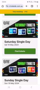 Nrl magic round Saturday tickets