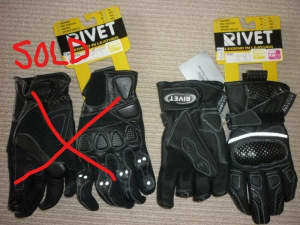 Rivet Galaxy Motorcycle Gloves Ladies Summer Style Size Ladies M. $45.