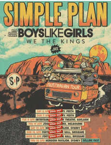 Simple Plan Australian Tour 2024 - Perth 