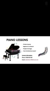 PIANO LESSONS MELBOURNE (Clayton)