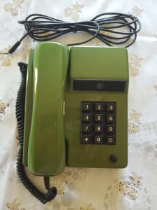 Pulse dialing phone, table phone, old telephones, 