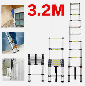 3.2 Portable Multipurpose Telescopic Extending Aluminum Ladder 