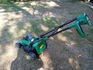 Gardenline Cordless Mower , as new, never used, test run by gifter.