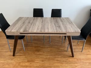 Scandinavian Style Extendable Dining Table (seats 6-10)