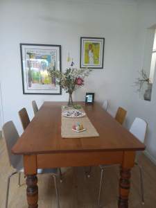 Genuine Antique Pine 8 Seater Dining Table