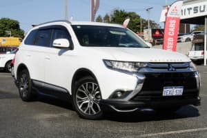 2015 Mitsubishi Outlander ZK MY16 LS 2WD White 6 Speed Constant Variable Wagon