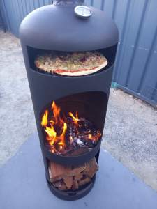 Pizza oven fireplace 