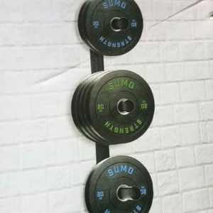 Weight Storage - Wall Plate Rack