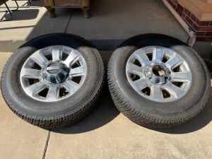 FORD F350 WHEELS AND TYRES