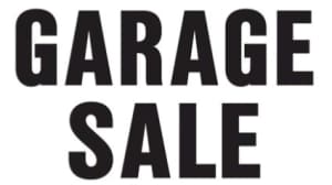 Garage Sale- SUNDAY 3 JULY- 8AM