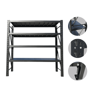 2Mx2.4M Steel Warehouse Rack Stand Storage Garage Shelf Shelves