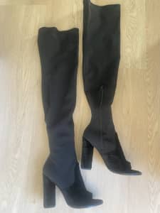 Camilla and Marc over the knee boots . Cash only on pick up