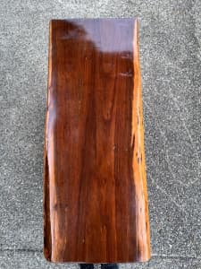 Excellent solid red gum wood coffee table