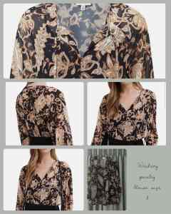 Witchery paisley blouse size 8
