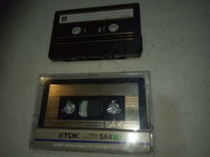 TDK SA & SA-X tapes x 8 VGC