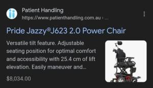 Quantum Jazzy 623 2.0 electric Wheelchair