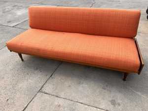 Midcentury Daybed with teak side detail $380