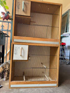 Budgie breeding boxes large $30 for both of them
