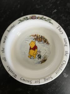 Collectable Winnie the Pooh childrens bowl
