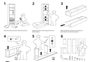 Flat pack Furniture assembly 