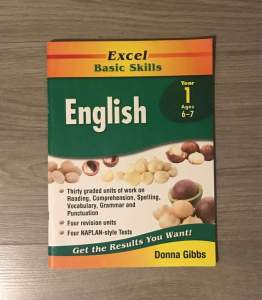Excel basic skills workbook: English year 1 for ages 6 - 7