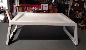Grey Plastic Bed Table/Tray
