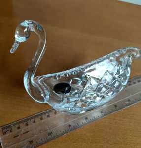 Swan shaped Crystal Bowl
