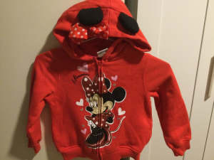 Minnie Mouse childs hooded jacket
