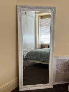 Full length French style mirror