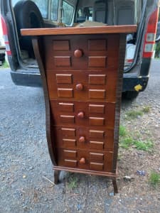 Vintage chest of draws unusual made in australia