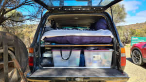 Camping gear available Landcruiser 80 series
