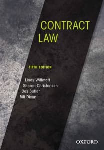 Contract Law (5th Edition) Text Book For Law Students