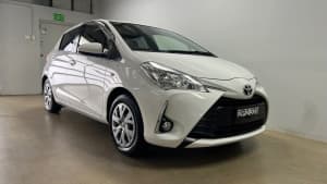 2017 Toyota Yaris NCP131R MY17 SX White 4 Speed Automatic Hatchback