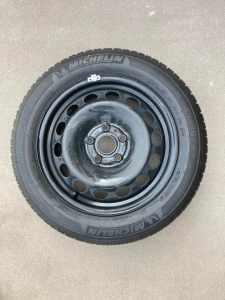 VW Golf wheel near new Michelin tyre 205/16