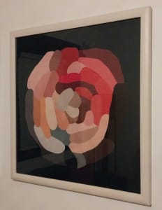 Framed Poster Artwork of Abstract Flower