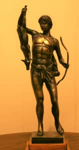 Statue bronze Orion the Huntsman