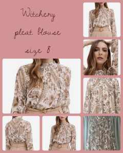 Witchery paisley print blouse