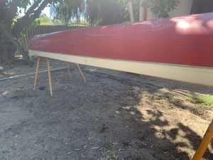 2 x Seater Fibreglass Canoe