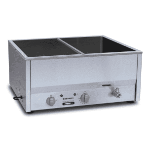 Roband Counter Top Bain Marie with thermostat 4 x 1/2 size, pans not