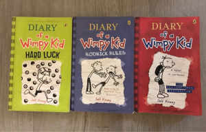 Childrens book - Diary of a wimpy kid x 3
