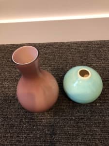 Small decorative vases