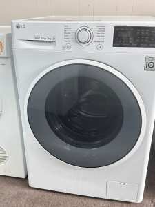 LG Front Loader Washing Machine 7kg, 6 Months Warranty (stk: 30026 F)
